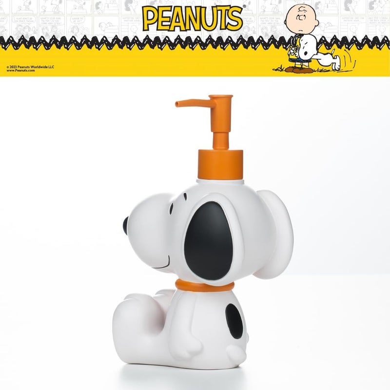 Franco Peanuts Snoopy Soap/Lotion/Hand Sanitizer Resin Pump Dispenser, 10.23 Ounces, (Officially Licensed Product) by Collectibles - Image 4
